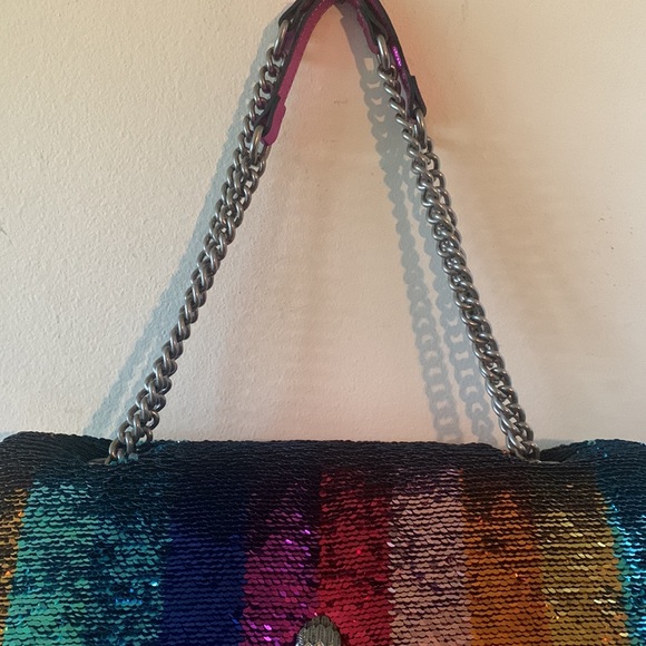 - Kurt Geiger London Kensington XXL Sequins Quilted Crossbody Bag - Picture 13 of 13